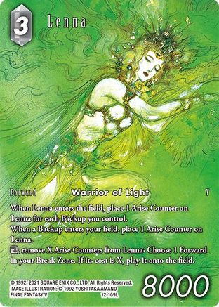 Lenna (Full Art Reprint) (FROM NIGHTMARES) Foil - Premium Final Fantasy Single from From Nightmares - Just $10.03! Shop now at Game Crave Tournament Store