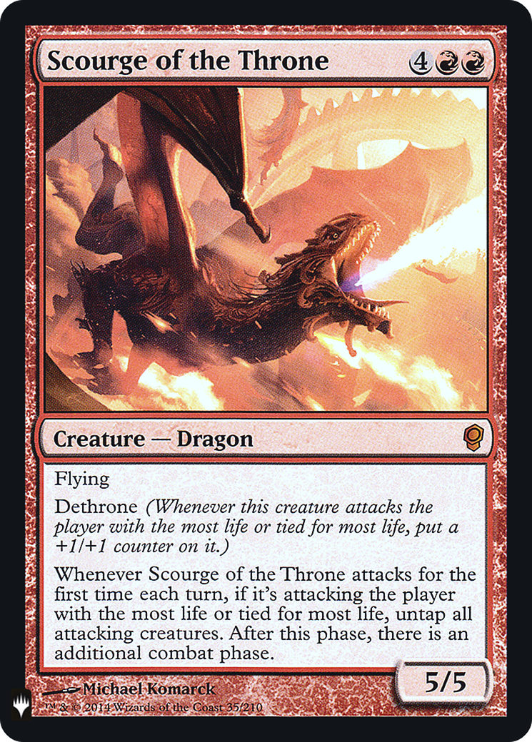 Scourge of the Throne (FMB1-058) - Mystery Booster Retail Edition Foils Foil - Premium MTG Single from Wizards of the Coast - Just $0.17! Shop now at Game Crave Tournament Store