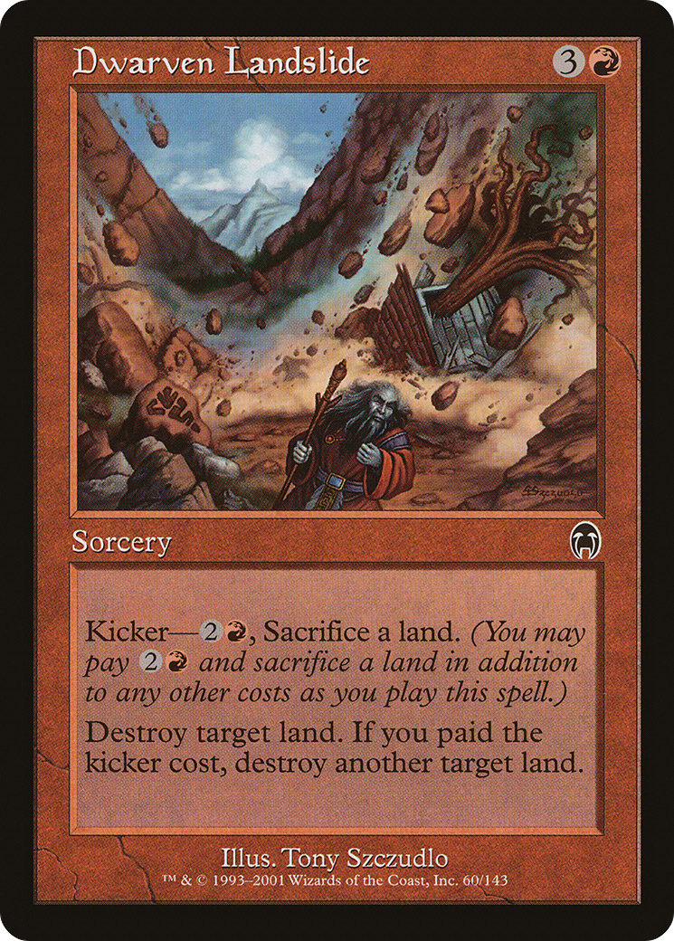 Dwarven Landslide (APC-060) - Apocalypse - Premium MTG Single from Wizards of the Coast - Just $0.08! Shop now at Game Crave Tournament Store