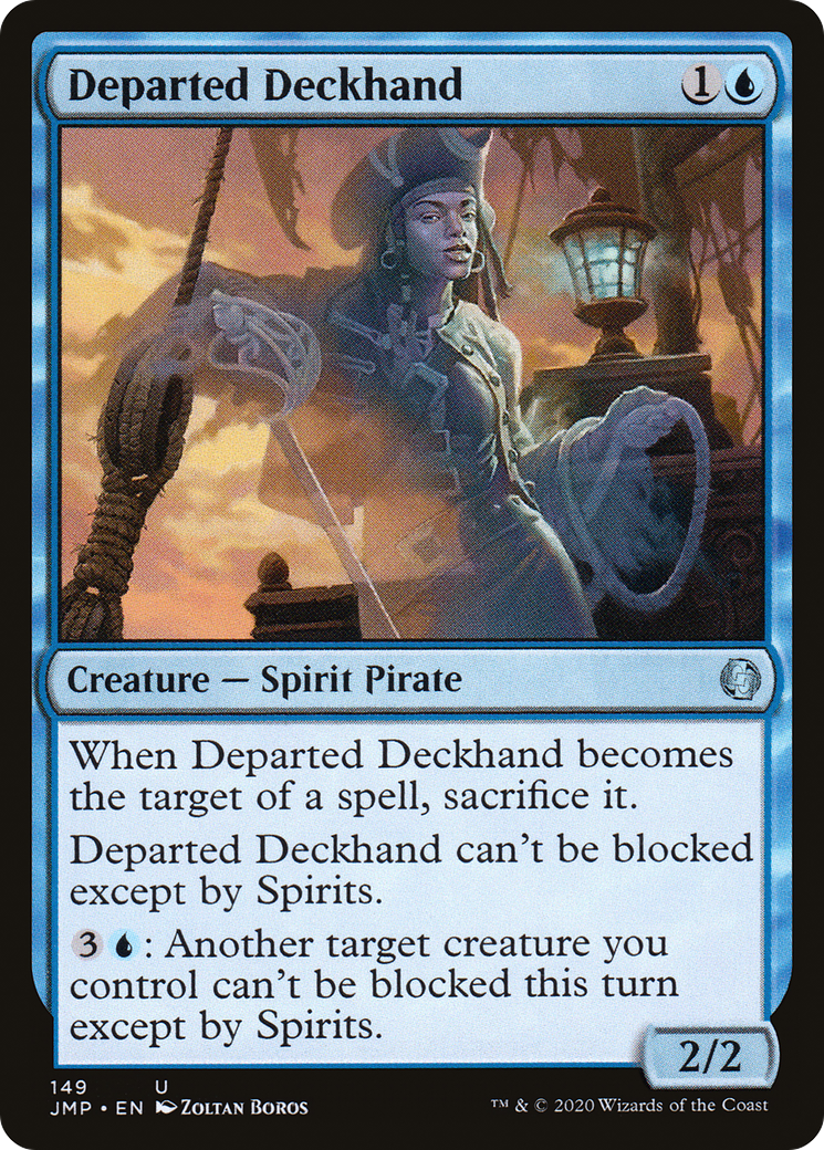 Departed Deckhand (JMP-149) - Jumpstart - Premium MTG Single from Wizards of the Coast - Just $0.25! Shop now at Game Crave Tournament Store