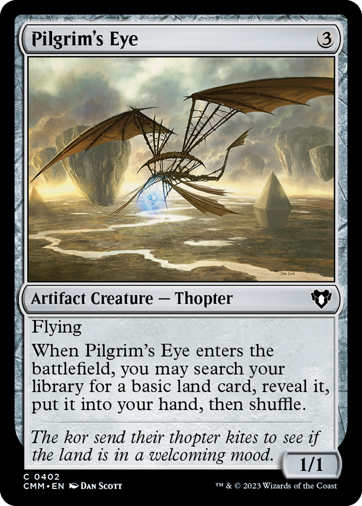 Pilgrim's Eye (CMM-402) - Commander Masters - Premium MTG Single from Wizards of the Coast - Just $0.08! Shop now at Game Crave Tournament Store