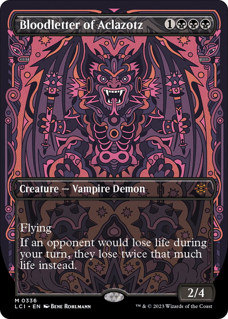 Bloodletter of Aclazotz (LCI-336) - The Lost Caverns of Ixalan: (borderless) - Premium MTG Single from Wizards of the Coast - Just $5.91! Shop now at Game Crave Tournament Store