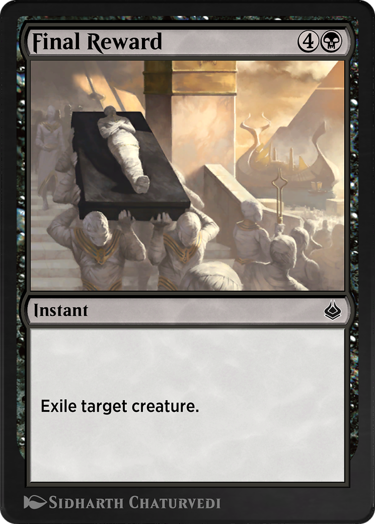 Final Reward (AKR-106) - Amonkhet Remastered - Premium MTG Single from Wizards of the Coast - Just $0! Shop now at Game Crave Tournament Store