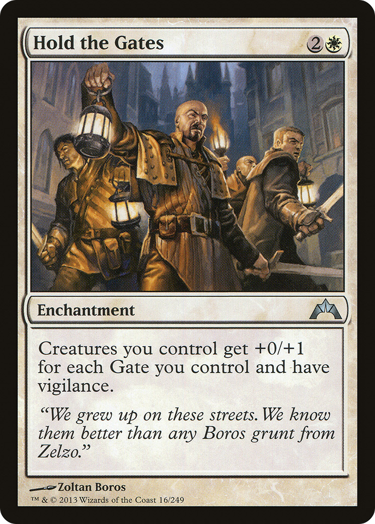 Hold the Gates (GTC-016) - Gatecrash - Premium MTG Single from Wizards of the Coast - Just $0.08! Shop now at Game Crave Tournament Store