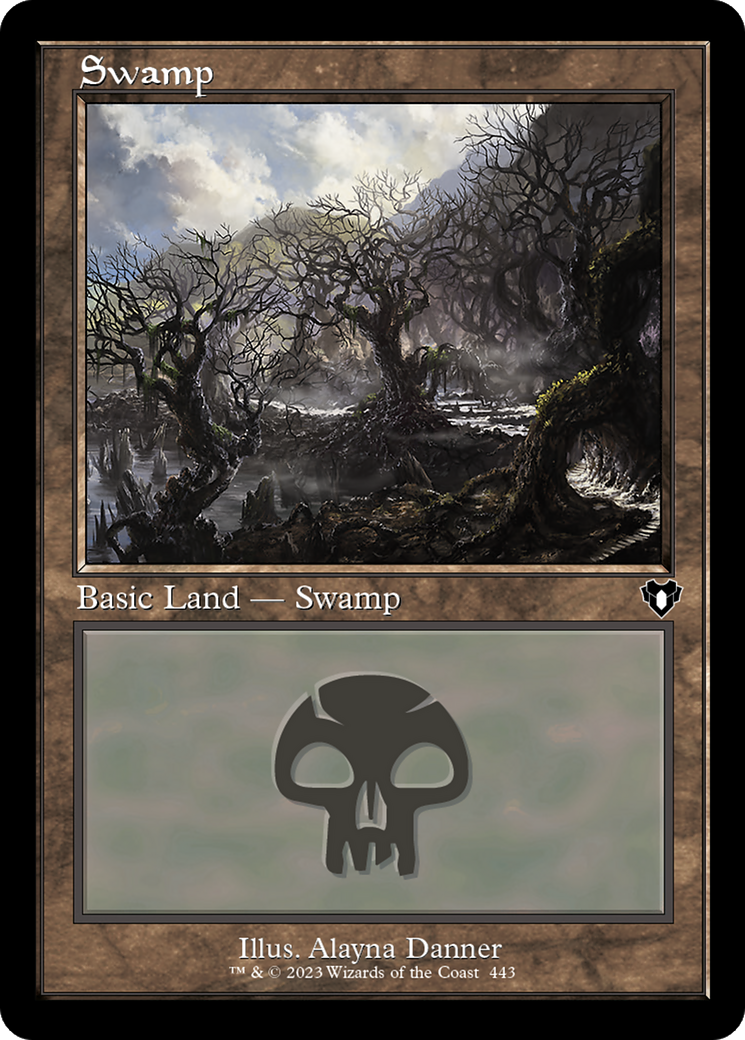 Swamp (CMM-443) - Commander Masters - Premium MTG Single from Wizards of the Coast - Just $0.09! Shop now at Game Crave Tournament Store