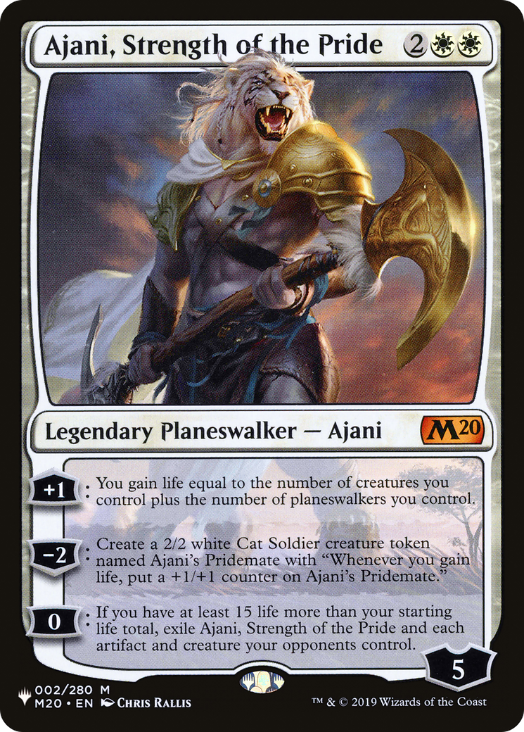 Ajani, Strength of the Pride (PLIST-817) - The List - Premium MTG Single from Wizards of the Coast - Just $1.22! Shop now at Game Crave Tournament Store