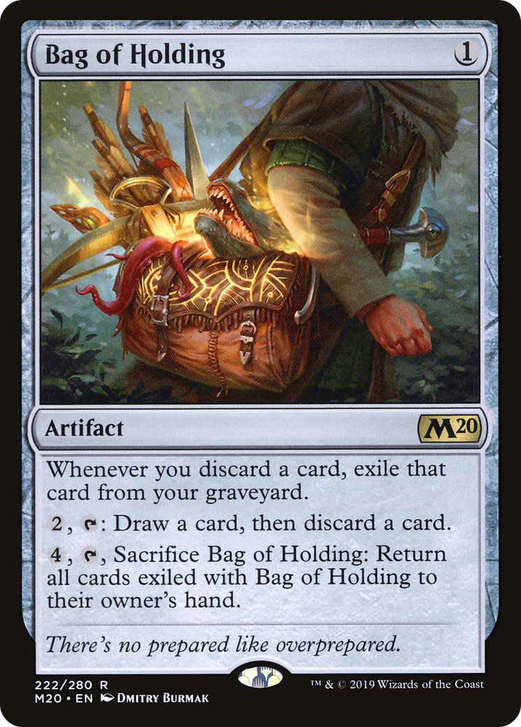 Bag of Holding (M20-222) - Core Set 2020 Foil - Premium MTG Single from Wizards of the Coast - Just $0.23! Shop now at Game Crave Tournament Store