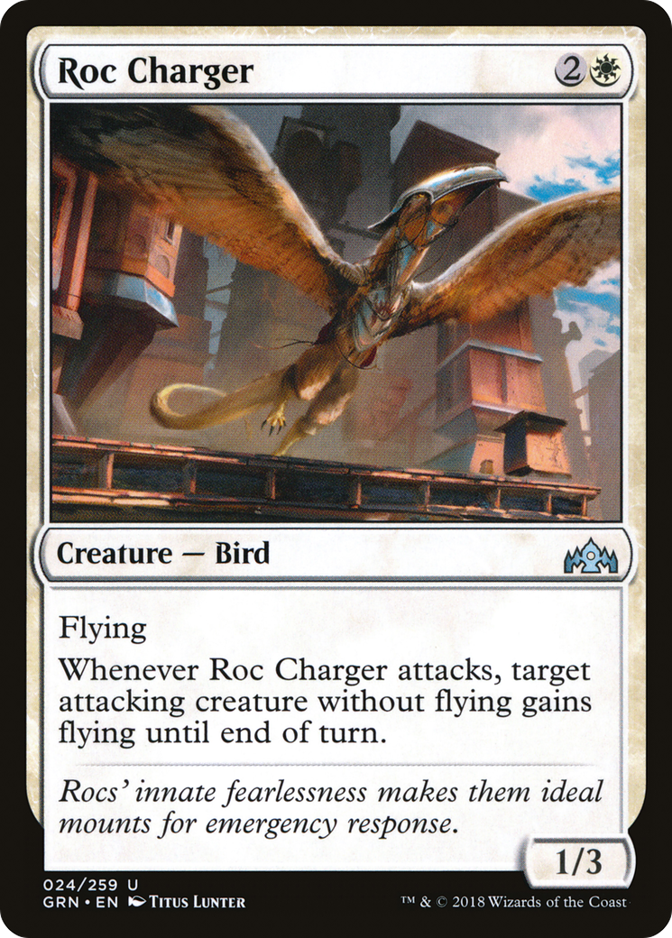 Roc Charger (GRN-024) - Guilds of Ravnica - Premium MTG Single from Wizards of the Coast - Just $0.08! Shop now at Game Crave Tournament Store