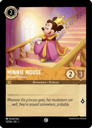 Minnie Mouse - Beloved Princess (13/204) - The First Chapter Cold Foil - Premium Lorcana Single from Disney - Just $0.08! Shop now at Game Crave Tournament Store