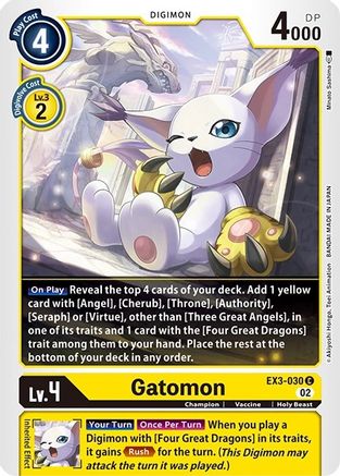 Gatomon (EX3-030) - Revision Pack Cards - Premium Digimon Single from Bandai - Just $0.25! Shop now at Game Crave Tournament Store