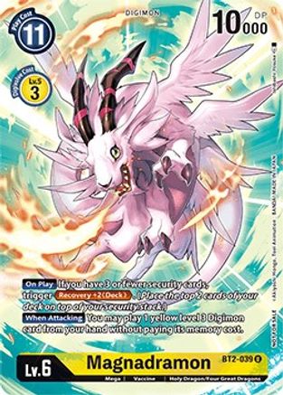 Magnadramon (Across Time Pre-Release) (BT2-039) - Release Special Booster Foil - Premium Digimon Single from Bandai - Just $0.51! Shop now at Game Crave Tournament Store