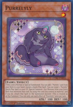 Purrelyly (CYAC-EN018) - Cyberstorm Access 1st Edition - Premium Yugioh Single from Konami - Just $0.25! Shop now at Game Crave Tournament Store