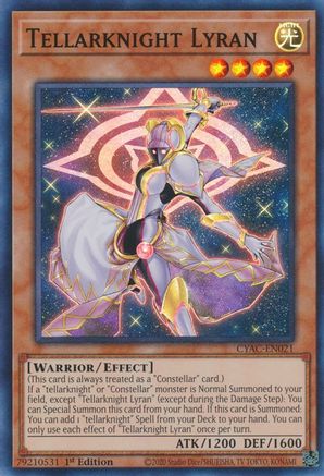 Tellarknight Lyran (CYAC-EN021) - Cyberstorm Access 1st Edition - Premium Yugioh Single from Konami - Just $0.08! Shop now at Game Crave Tournament Store