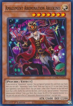 Amazement Abomination Arlekino (CYAC-EN023) - Cyberstorm Access 1st Edition - Premium Yugioh Single from Konami - Just $0.25! Shop now at Game Crave Tournament Store
