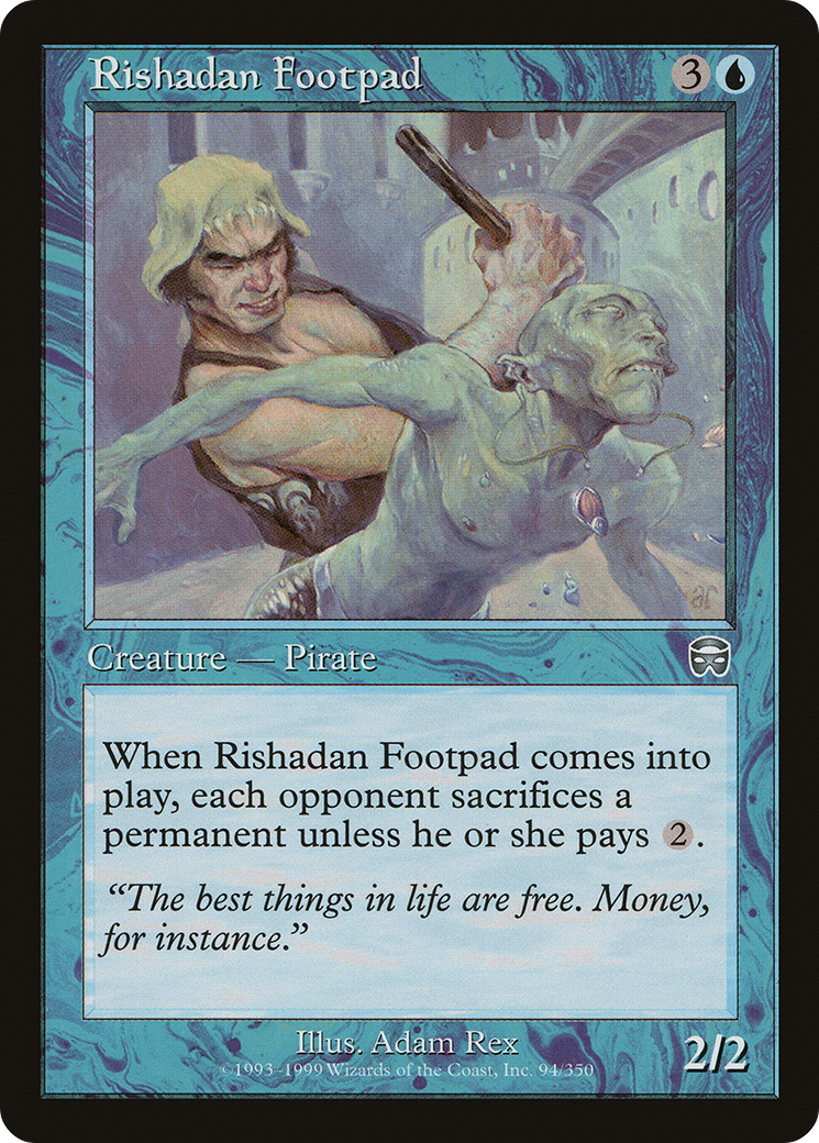 Rishadan Footpad (MMQ-094) - Mercadian Masques - Premium MTG Single from Wizards of the Coast - Just $0.14! Shop now at Game Crave Tournament Store