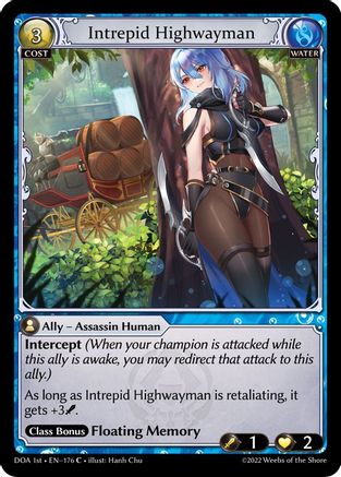 Intrepid Highwayman (DAWN OF ASHES 1ST EDITION) Foil - Premium Grand Archive Single from Weebs of the Shore - Just $0.08! Shop now at Game Crave Tournament Store