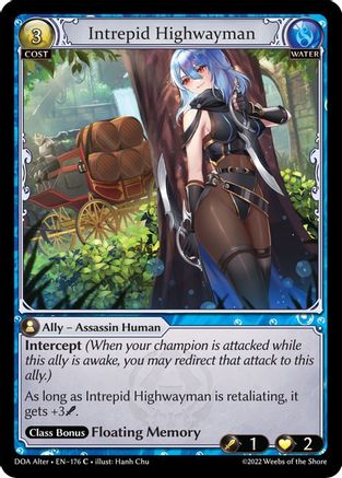 Intrepid Highwayman (DAWN OF ASHES ALTER EDITION) - Premium Grand Archive Single from Dawn of Ashes Alter Edition - Just $0.25! Shop now at Game Crave Tournament Store
