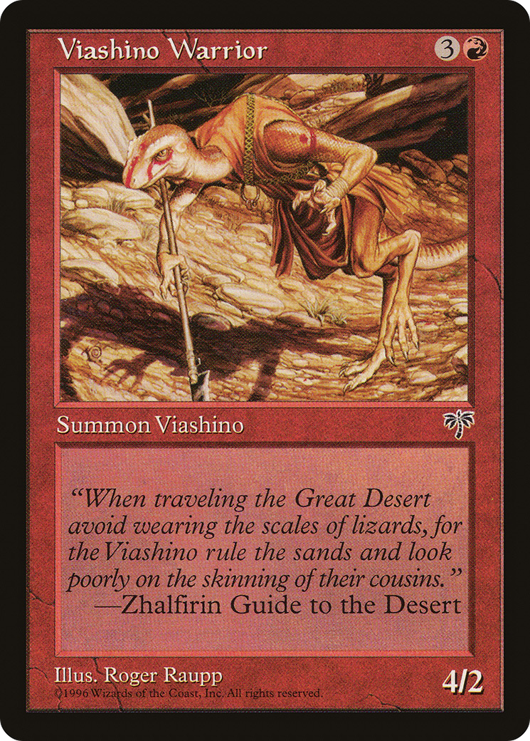 Viashino Warrior (MIR-200) - Mirage - Premium MTG Single from Wizards of the Coast - Just $0.08! Shop now at Game Crave Tournament Store