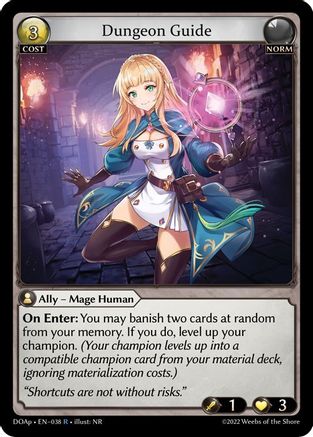 Dungeon Guide (DAWN OF ASHES PRELUDE) - Premium Grand Archive Single from Weebs of the Shore - Just $5.90! Shop now at Game Crave Tournament Store