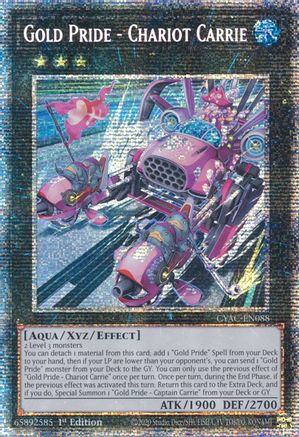 Gold Pride - Chariot Carrie (Starlight Rare) (CYAC-EN088) - Cyberstorm Access 1st Edition - Premium Yugioh Single from Konami - Just $13.10! Shop now at Game Crave Tournament Store