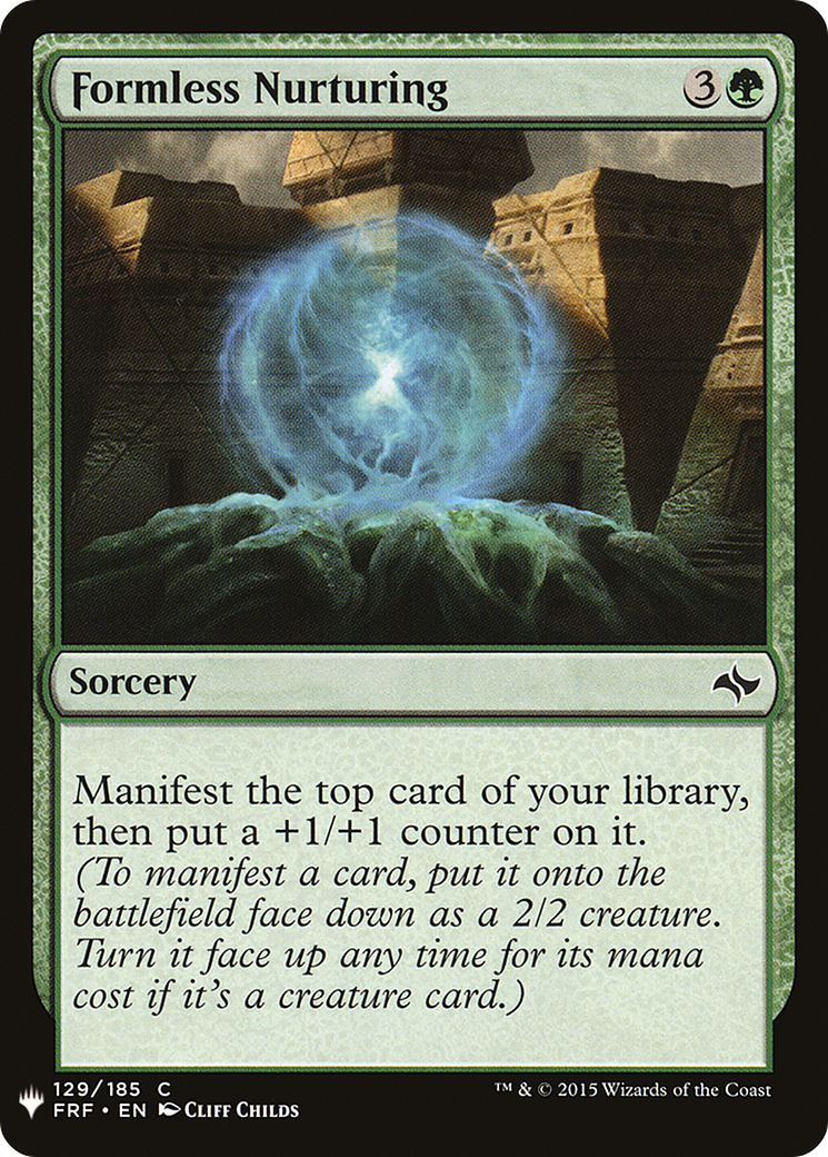 Formless Nurturing (MB1-1214) - Mystery Booster - Premium MTG Single from Wizards of the Coast - Just $0.08! Shop now at Game Crave Tournament Store
