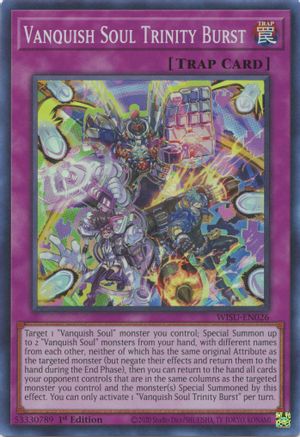 Vanquish Soul Trinity Burst (WISU-EN026) - Wild Survivors 1st Edition - Premium Yugioh Single from Konami - Just $0.25! Shop now at Game Crave Tournament Store