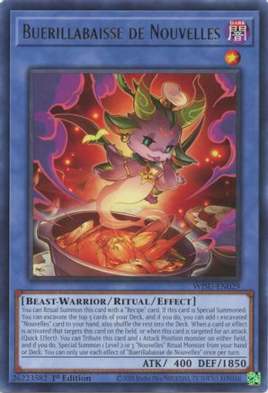 Buerillabaisse de Nouvelles (WISU-EN029) - Wild Survivors 1st Edition - Premium Yugioh Single from Konami - Just $0.25! Shop now at Game Crave Tournament Store