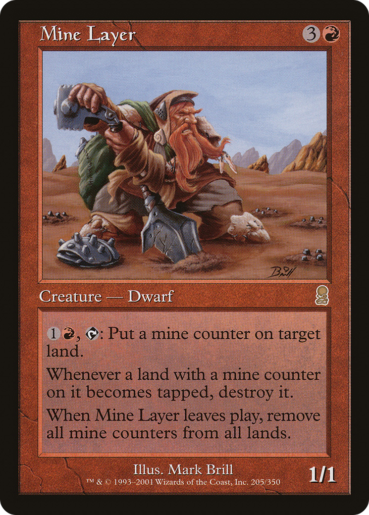 Mine Layer (ODY-205) - Odyssey Foil - Premium MTG Single from Wizards of the Coast - Just $16.43! Shop now at Game Crave Tournament Store