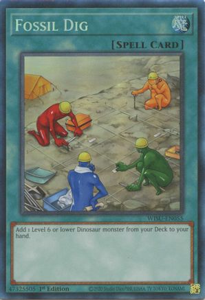 Fossil Dig (CR) (WISU-EN055) - Wild Survivors 1st Edition - Premium Yugioh Single from Konami - Just $5.30! Shop now at Game Crave Tournament Store