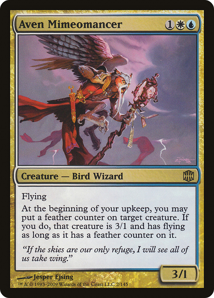 Aven Mimeomancer (ARB-002) - Alara Reborn - Premium MTG Single from Wizards of the Coast - Just $0.08! Shop now at Game Crave Tournament Store
