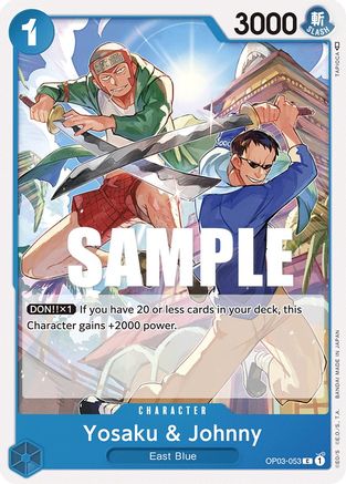 Yosaku & Johnny (OP03-053) - Pillars of Strength - Premium One Piece Single from Bandai - Just $0.08! Shop now at Game Crave Tournament Store