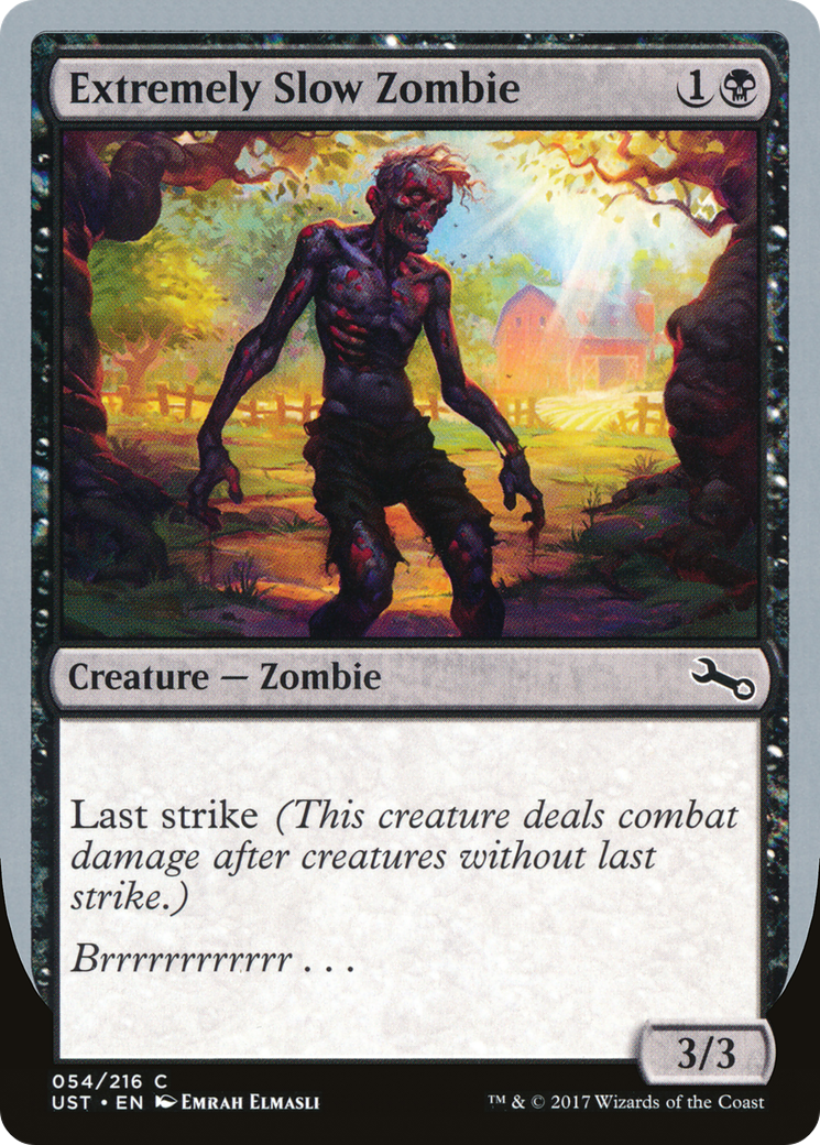 Extremely Slow Zombie (UST-54A) - Unstable Foil - Premium MTG Single from Wizards of the Coast - Just $1.07! Shop now at Game Crave Tournament Store