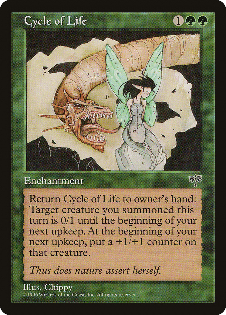 Cycle of Life (MIR-211) - Mirage - Premium MTG Single from Wizards of the Coast - Just $0.55! Shop now at Game Crave Tournament Store