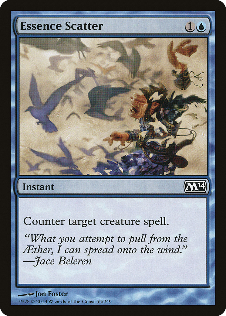 Essence Scatter (M14-055) - Magic 2014 - Premium MTG Single from Wizards of the Coast - Just $0.08! Shop now at Game Crave Tournament Store