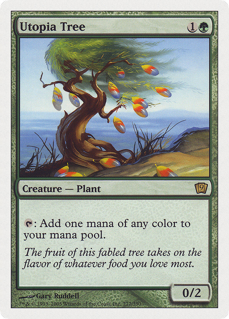 Utopia Tree (9ED-277) - Ninth Edition - Premium MTG Single from Wizards of the Coast - Just $1.19! Shop now at Game Crave Tournament Store