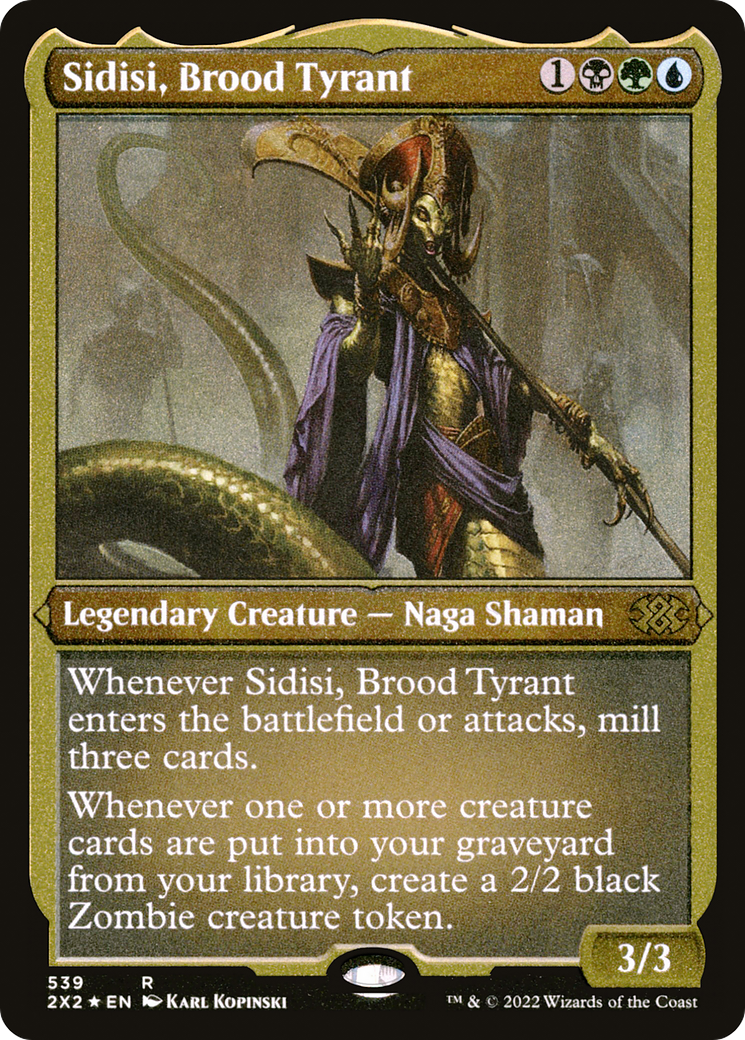 Sidisi, Brood Tyrant (2X2-539) - Double Masters 2022 Etched Foil - Premium MTG Single from Wizards of the Coast - Just $3.20! Shop now at Game Crave Tournament Store