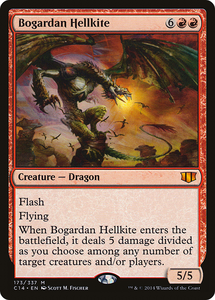 Bogardan Hellkite (C14-173) - Commander 2014 - Premium MTG Single from Wizards of the Coast - Just $0.08! Shop now at Game Crave Tournament Store