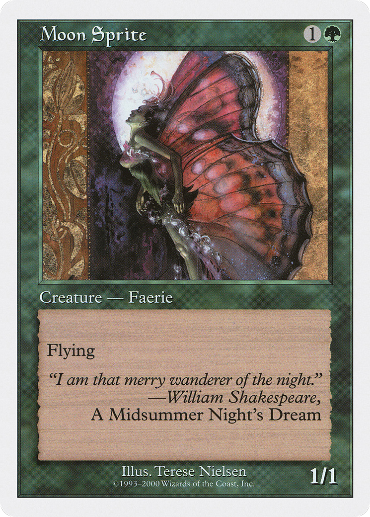 Moon Sprite (S00-042) - Starter 2000 - Premium MTG Single from Wizards of the Coast - Just $0.08! Shop now at Game Crave Tournament Store