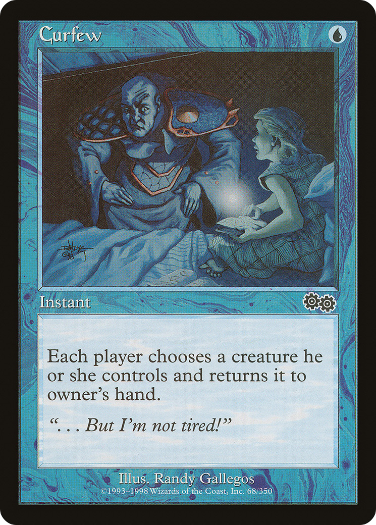 Curfew (USG-068) - Urza's Saga - Premium MTG Single from Wizards of the Coast - Just $0.08! Shop now at Game Crave Tournament Store