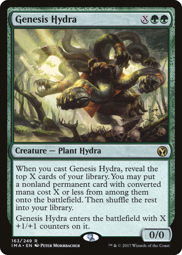 Genesis Hydra (IMA-163) - Iconic Masters Foil - Premium MTG Single from Wizards of the Coast - Just $0.22! Shop now at Game Crave Tournament Store
