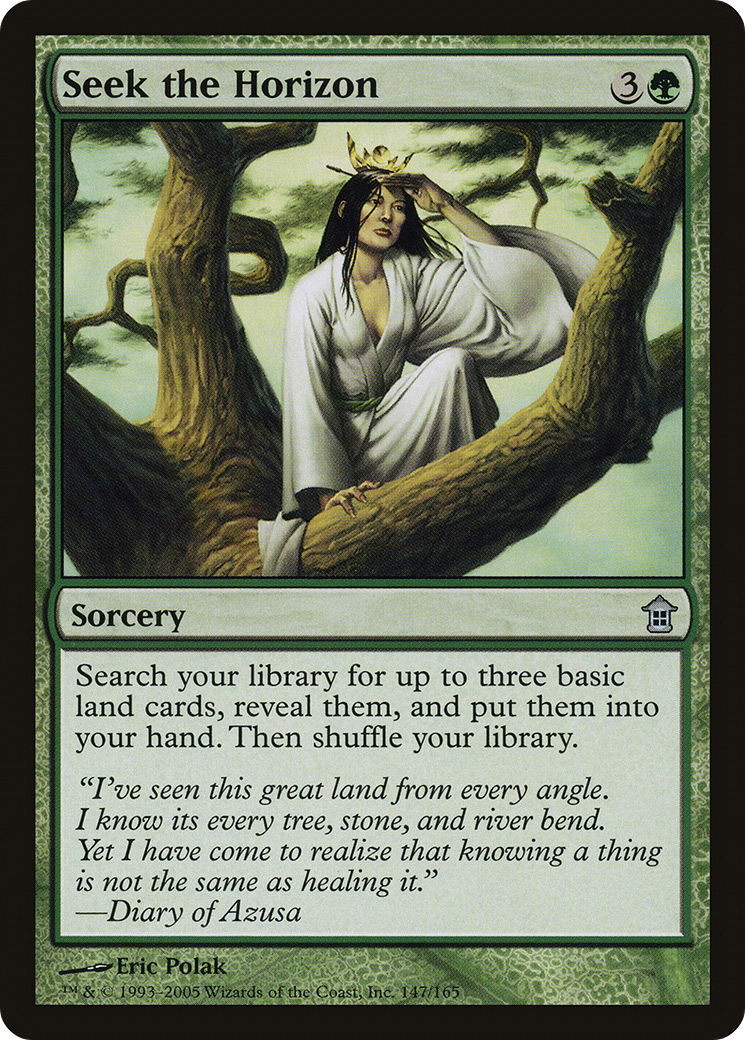 Seek the Horizon (SOK-147) - Saviors of Kamigawa Foil - Premium MTG Single from Wizards of the Coast - Just $0.61! Shop now at Game Crave Tournament Store