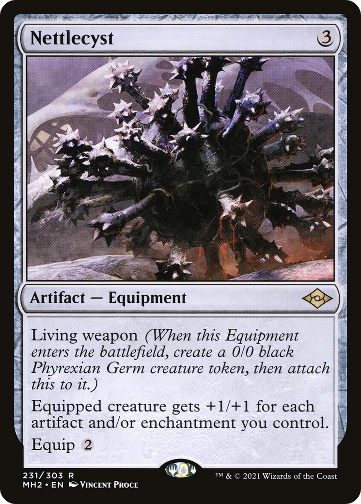 Nettlecyst (MH2-231) - Modern Horizons 2 Foil - Premium MTG Single from Wizards of the Coast - Just $2.03! Shop now at Game Crave Tournament Store