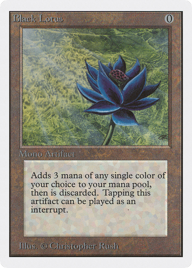 Black Lotus (2ED-233) - Unlimited Edition - Premium MTG Single from Wizards of the Coast - Just $2280! Shop now at Game Crave Tournament Store