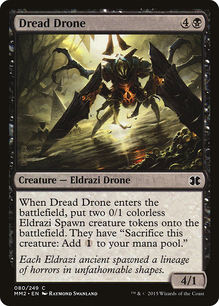 Dread Drone (MM2-080) - Modern Masters 2015 Foil - Premium MTG Single from Wizards of the Coast - Just $0.08! Shop now at Game Crave Tournament Store