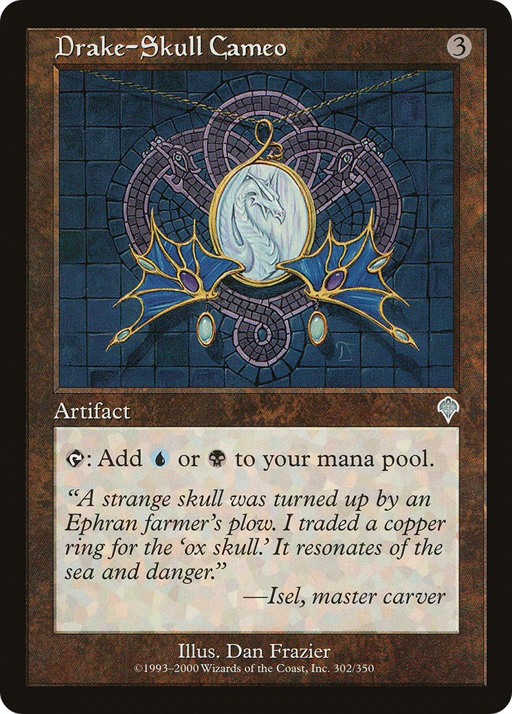 Drake-Skull Cameo (INV-302) - Invasion Foil - Premium MTG Single from Wizards of the Coast - Just $1.84! Shop now at Game Crave Tournament Store