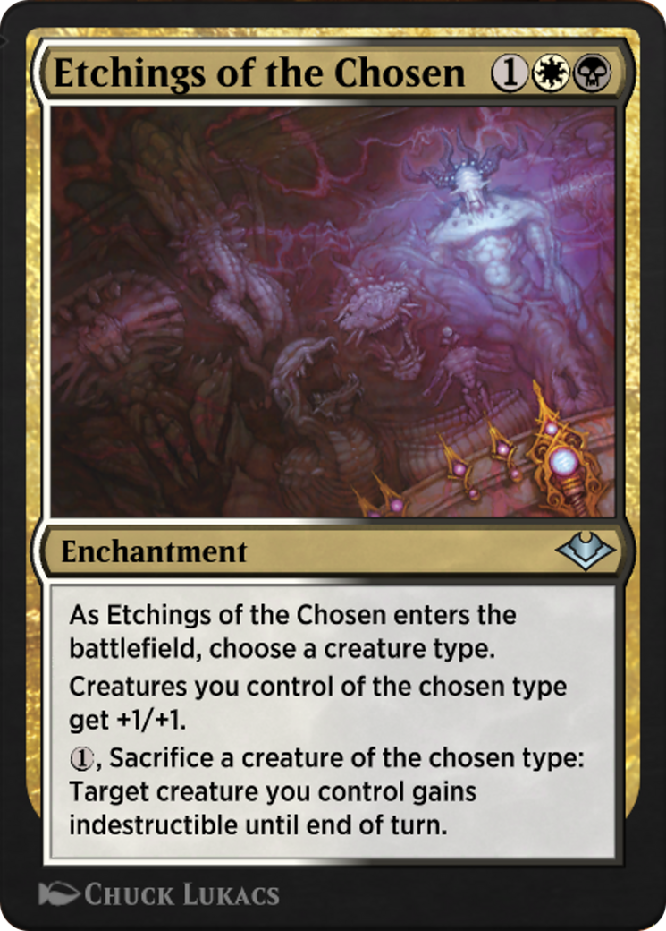 Etchings of the Chosen (J21-689) - Jumpstart: Historic Horizons - Premium MTG Single from Wizards of the Coast - Just $0! Shop now at Game Crave Tournament Store