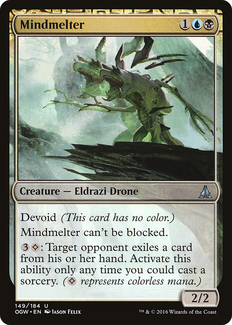 Mindmelter (OGW-149) - Oath of the Gatewatch: (devoid) Foil - Premium MTG Single from Wizards of the Coast - Just $0.14! Shop now at Game Crave Tournament Store