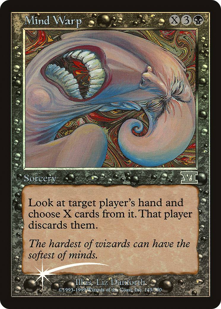 Mind Warp (FNM-005) - Friday Night Magic 2000 Foil - Premium MTG Single from Wizards of the Coast - Just $1.32! Shop now at Game Crave Tournament Store