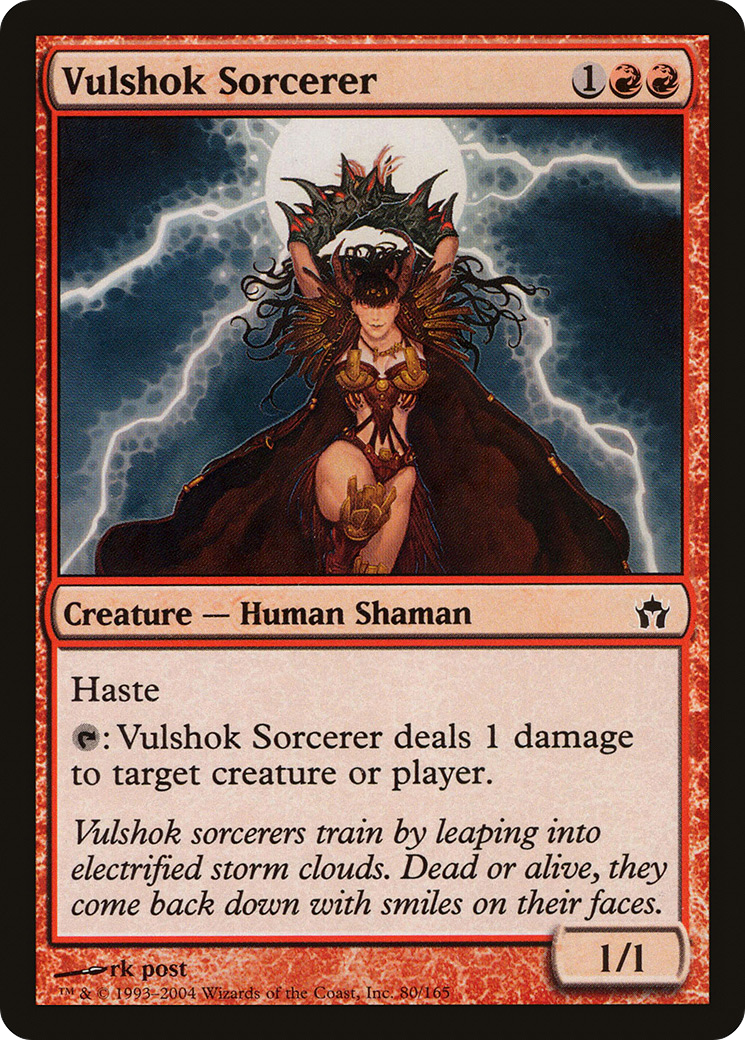 Vulshok Sorcerer (5DN-080) - Fifth Dawn - Premium MTG Single from Wizards of the Coast - Just $0.08! Shop now at Game Crave Tournament Store