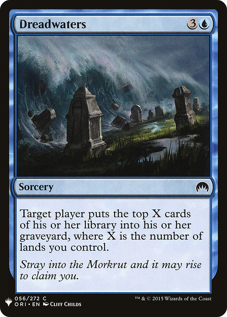 Dreadwaters (MB1-358) - Mystery Booster - Premium MTG Single from Wizards of the Coast - Just $0.08! Shop now at Game Crave Tournament Store